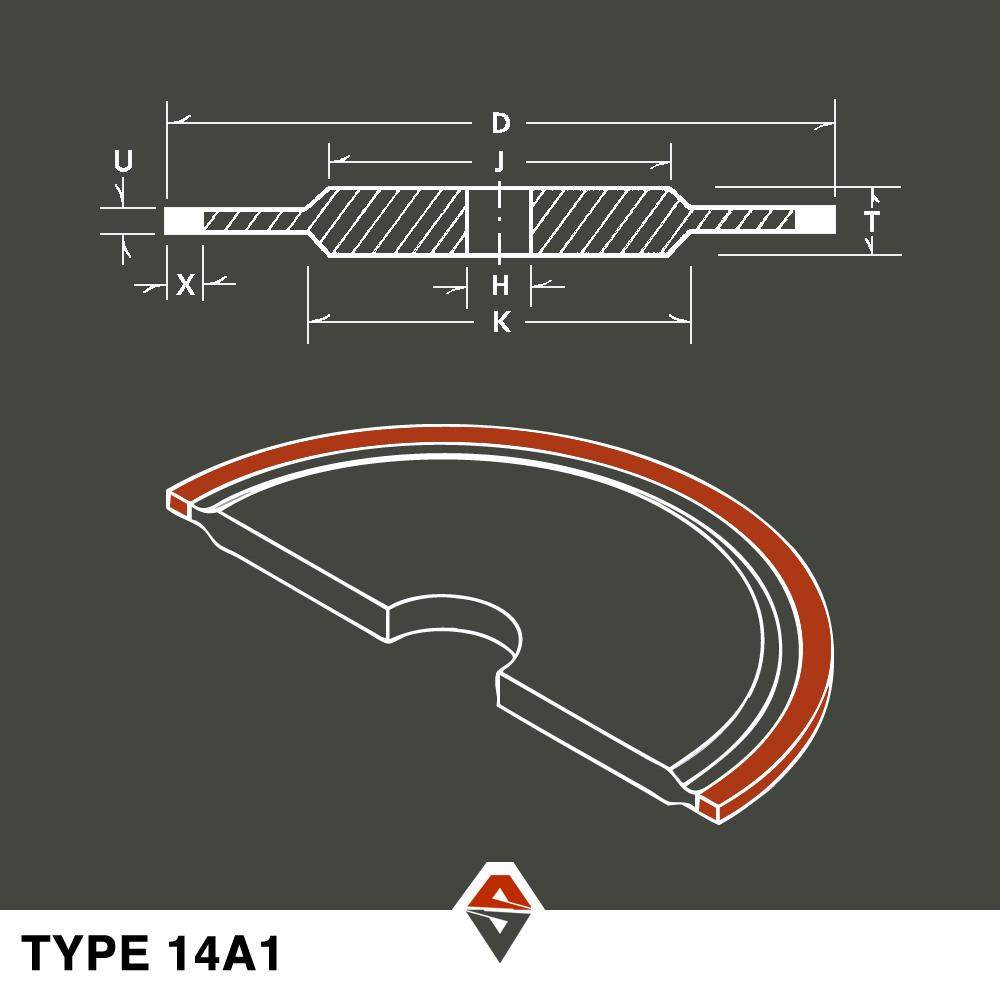 Type 14A1 Dimensions Diagram